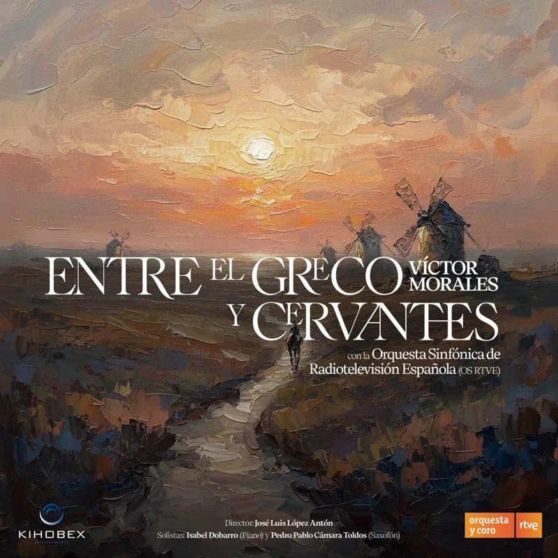 Album cover, Entre el Greco y Cervantes