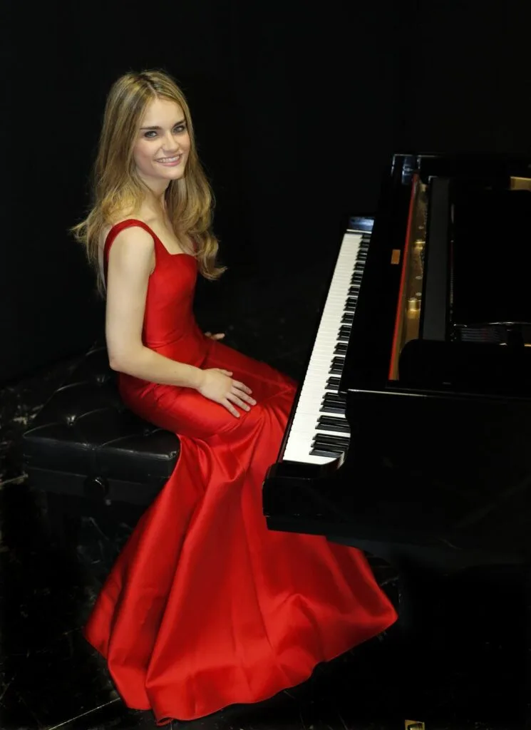 At the keyboard
